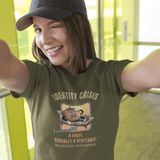 Tomato Identity Crisis T-Shirt, Socially a Vegetable Mentally Exhausted Funny Fruit Parody - Guilty Kick Apparel