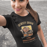 Tomato Identity Crisis T-Shirt, Socially a Vegetable Mentally Exhausted Funny Fruit Parody - Guilty Kick Apparel