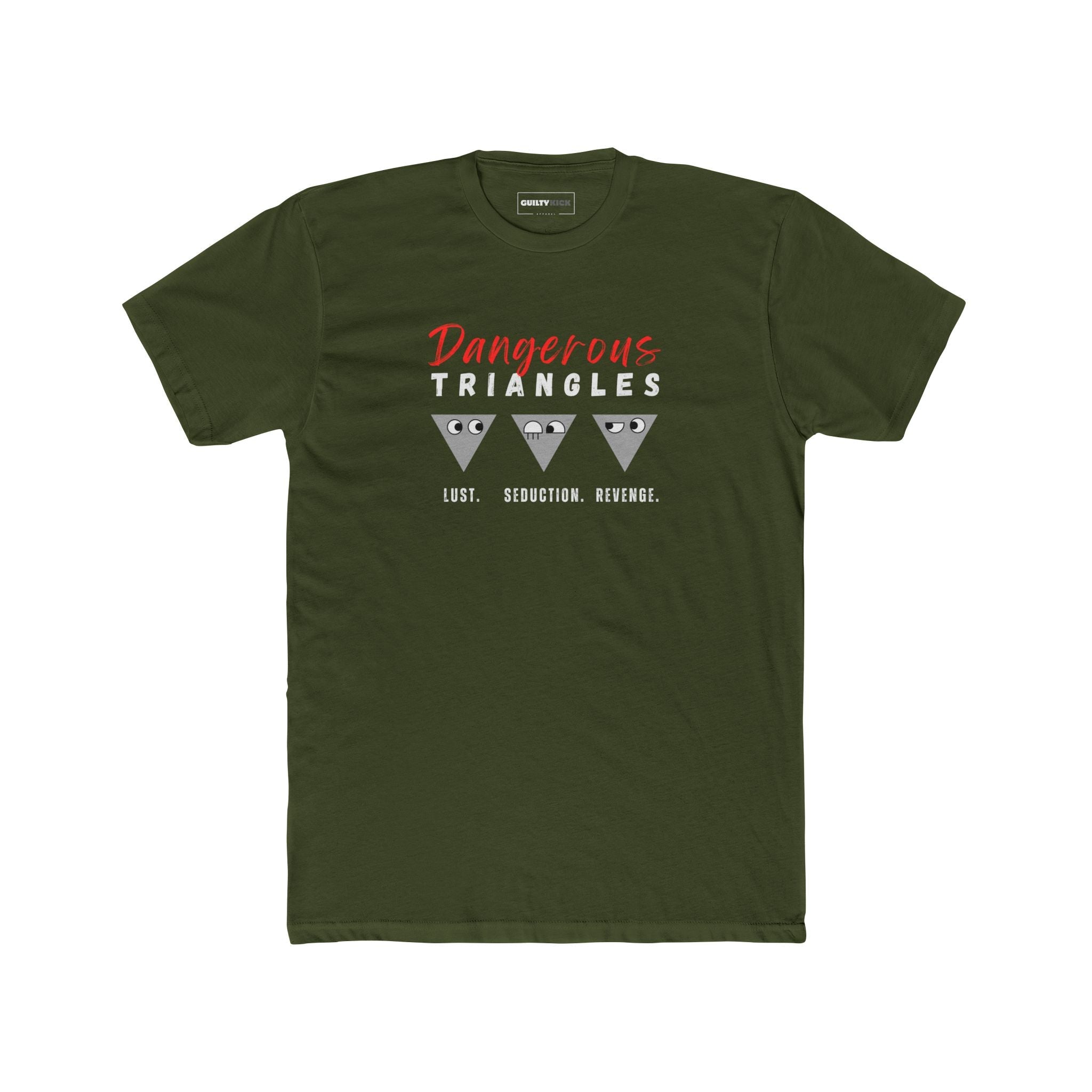 Triangle Minimalist Movie Parody Tee of Dangerous Liaisons - Guilty Kick Apparel