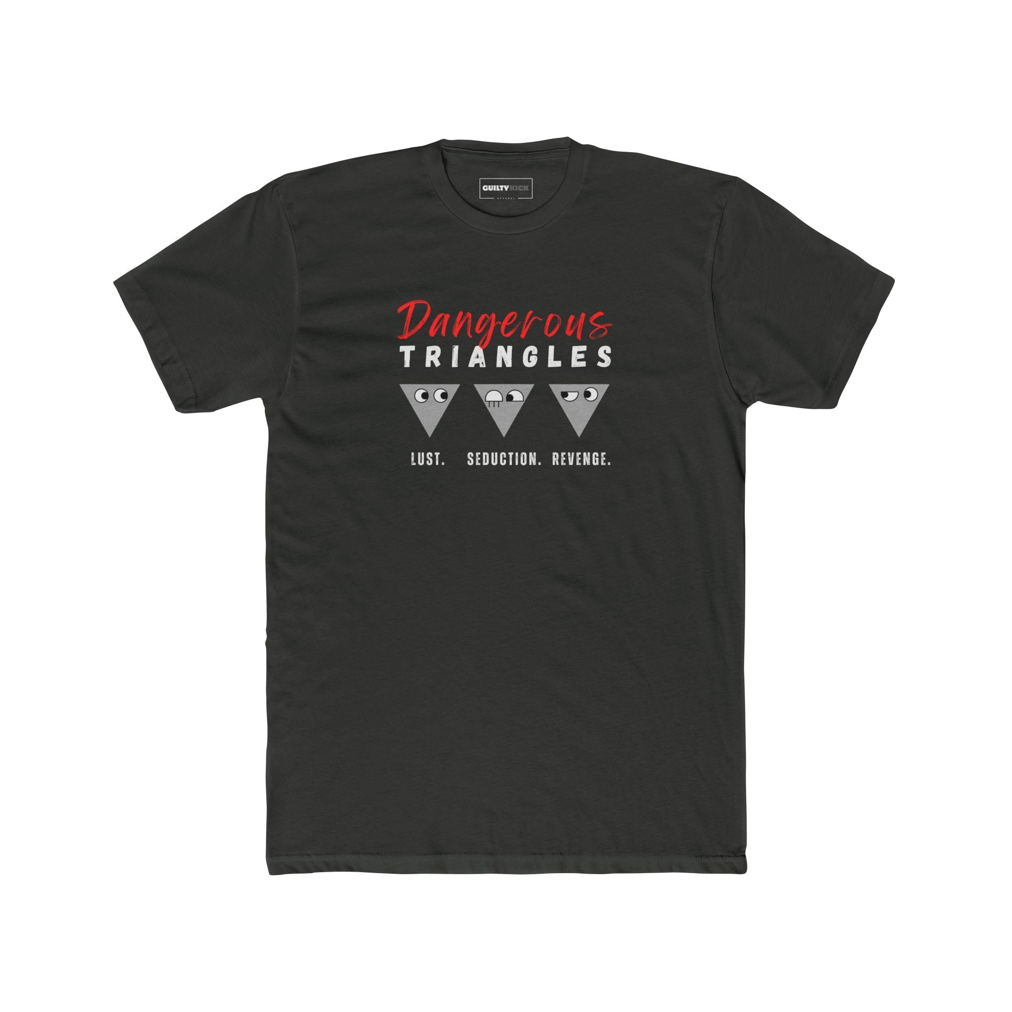 Triangle Minimalist Movie Parody Tee of Dangerous Liaisons - Guilty Kick Apparel