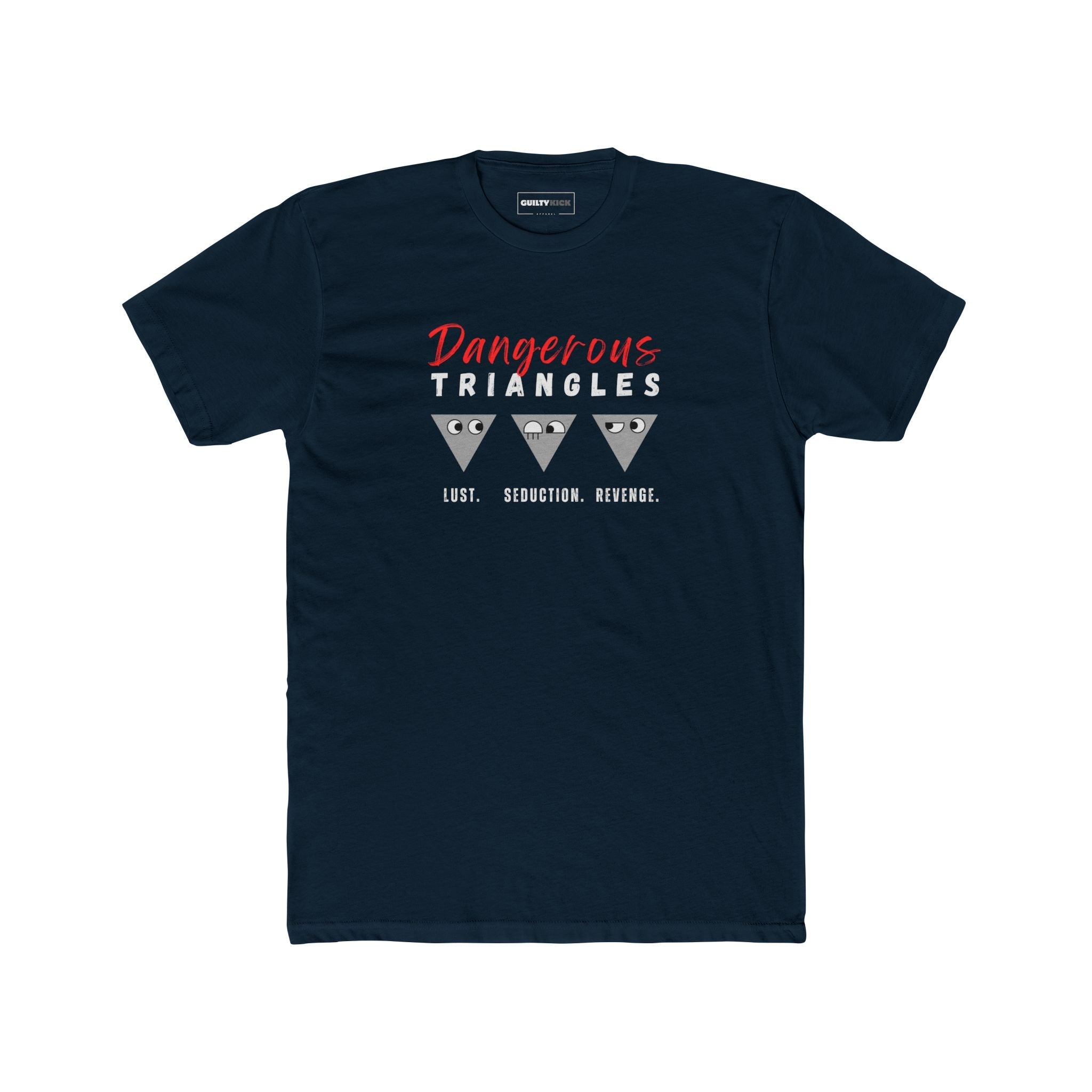 Triangle Minimalist Movie Parody Tee of Dangerous Liaisons - Guilty Kick Apparel