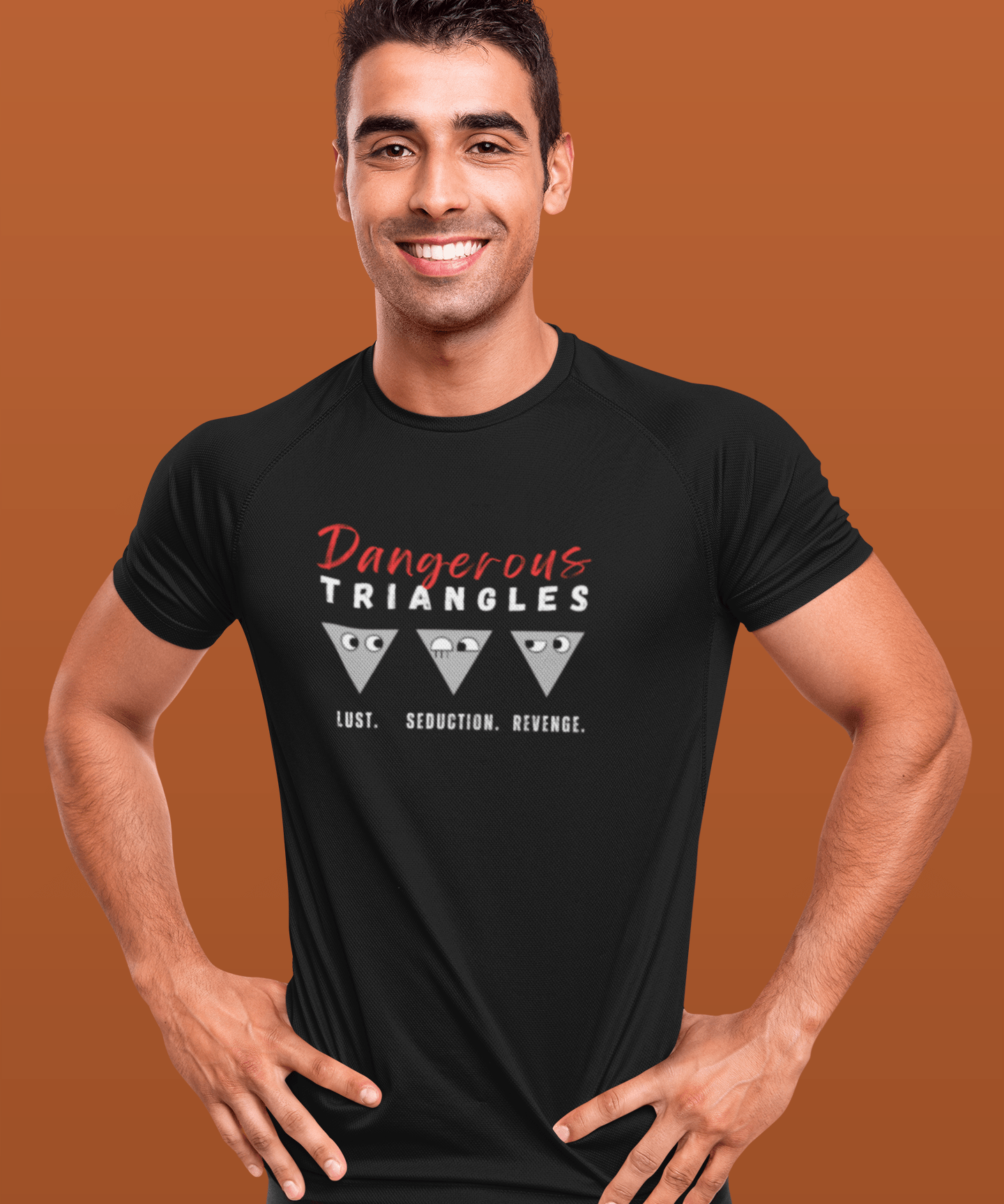Triangle Minimalist Movie Parody Tee of Dangerous Liaisons - Guilty Kick Apparel