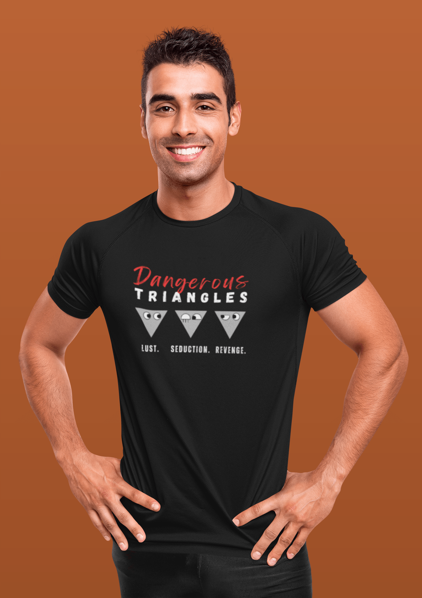 Triangle Minimalist Movie Parody Tee of Dangerous Liaisons - Guilty Kick Apparel