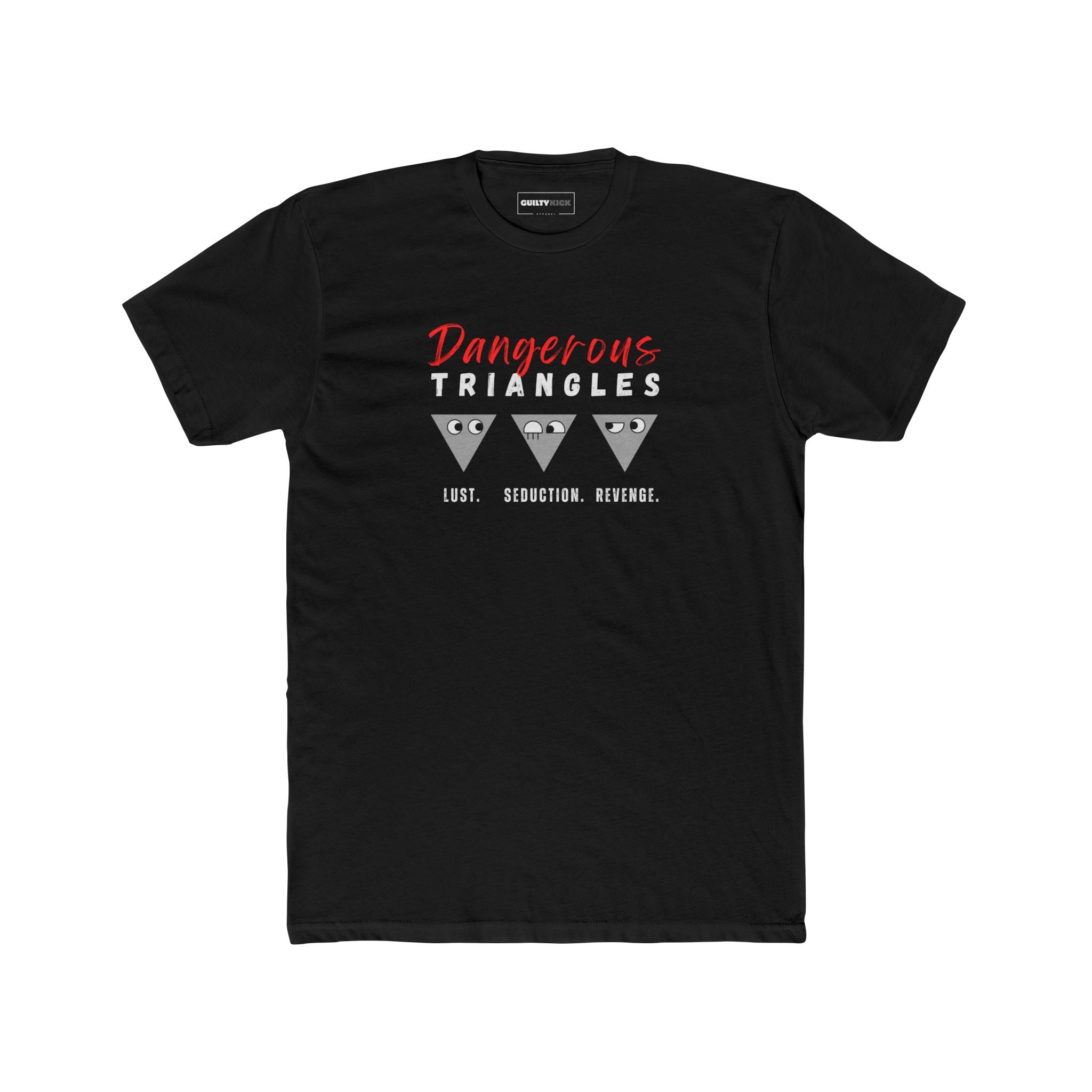 Triangle Minimalist Movie Parody Tee of Dangerous Liaisons - Guilty Kick Apparel