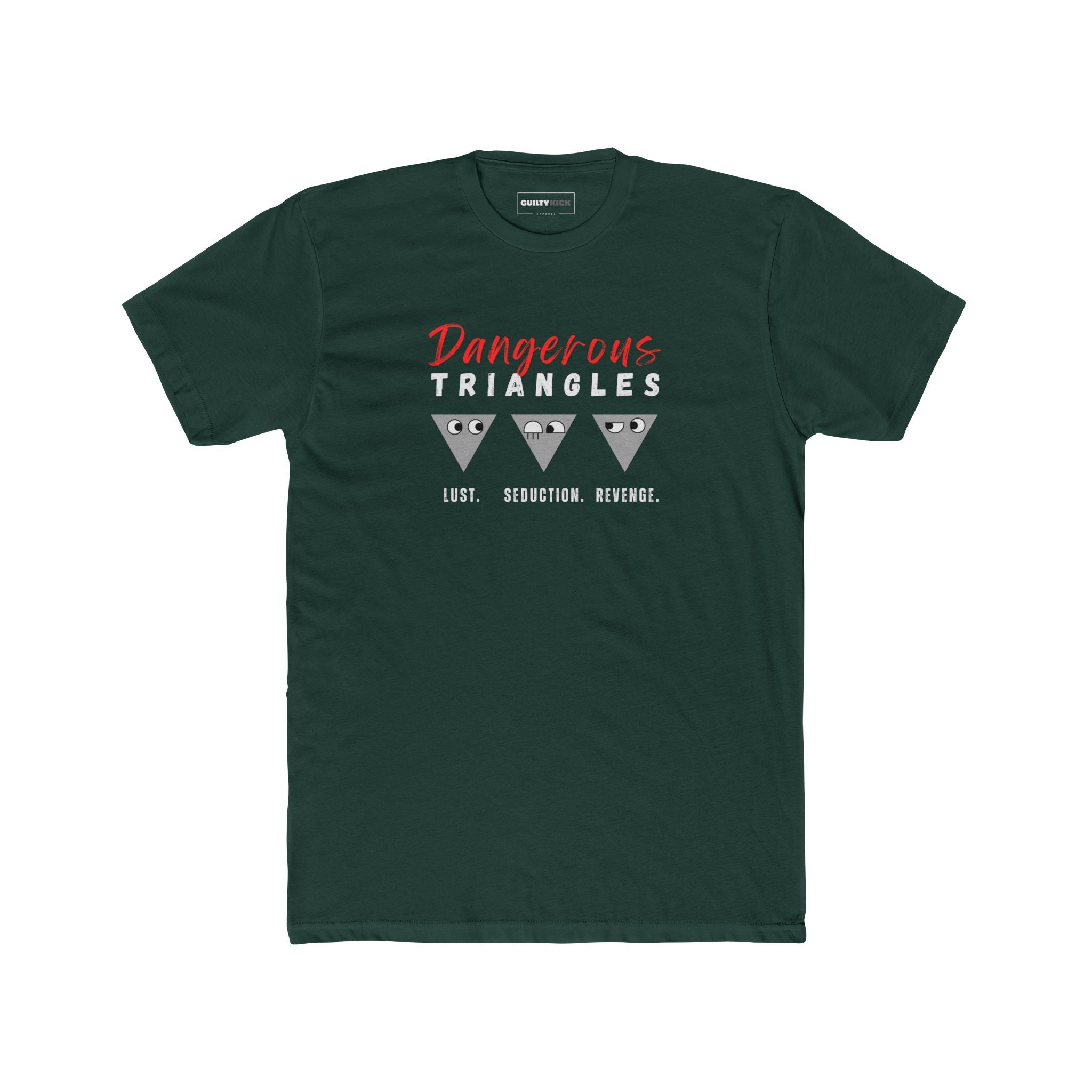 Triangle Minimalist Movie Parody Tee of Dangerous Liaisons - Guilty Kick Apparel