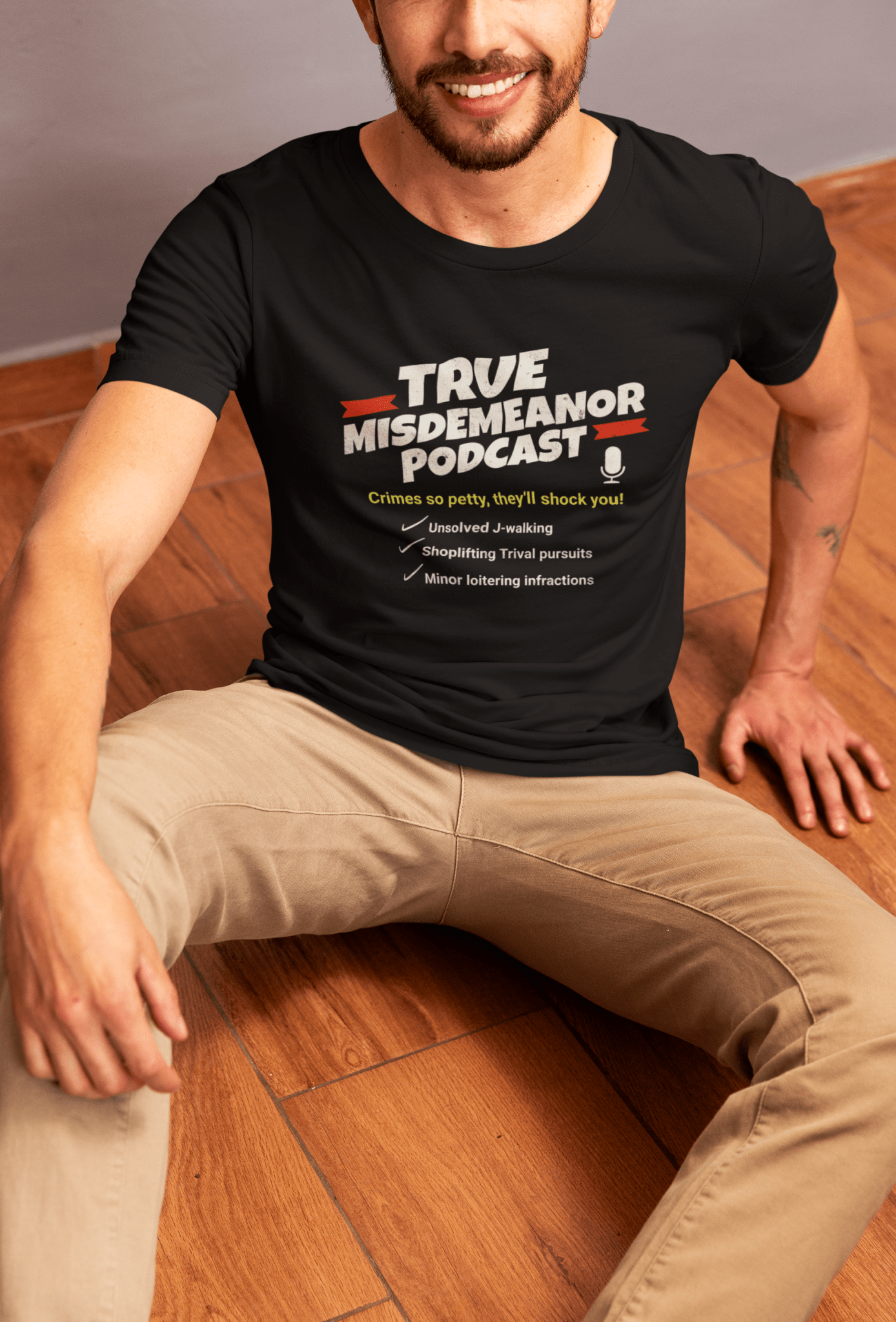 True Misdemeanor Podcast Parody Shirt - Guilty Kick Apparel