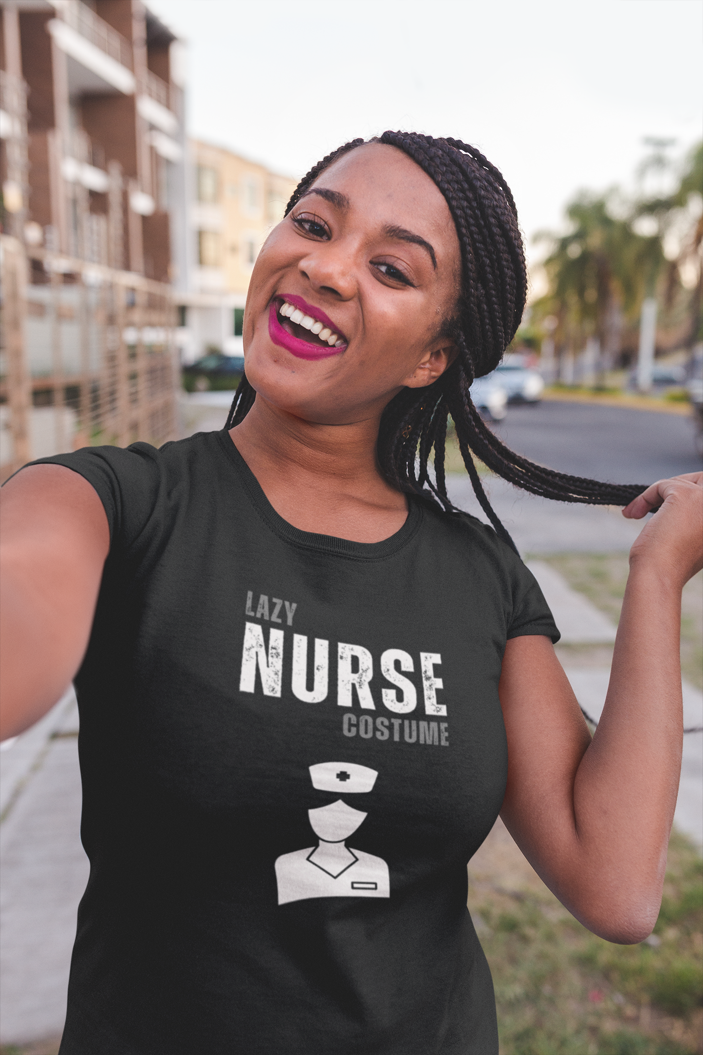 Lazy Nurse Halloween Tee