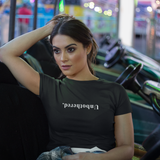Unbothered. Upside Down Sarcastic Minimalist Graphic T-Shirt - Guilty Kick Apparel