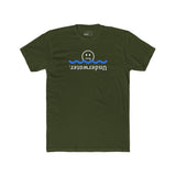 Underwater Inverted Text Graphic Tee Absurdist Introvert Zipper Smile T-Shirt - Guilty Kick Apparel