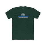 Underwater Inverted Text Graphic Tee Absurdist Introvert Zipper Smile T-Shirt - Guilty Kick Apparel