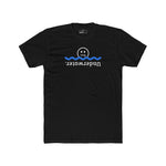 Underwater Inverted Text Graphic Tee Absurdist Introvert Zipper Smile T-Shirt - Guilty Kick Apparel