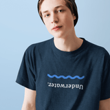 Underwater. Upside Down Minimalist T-Shirt - Ironic Streetwear Tee - Guilty Kick Apparel