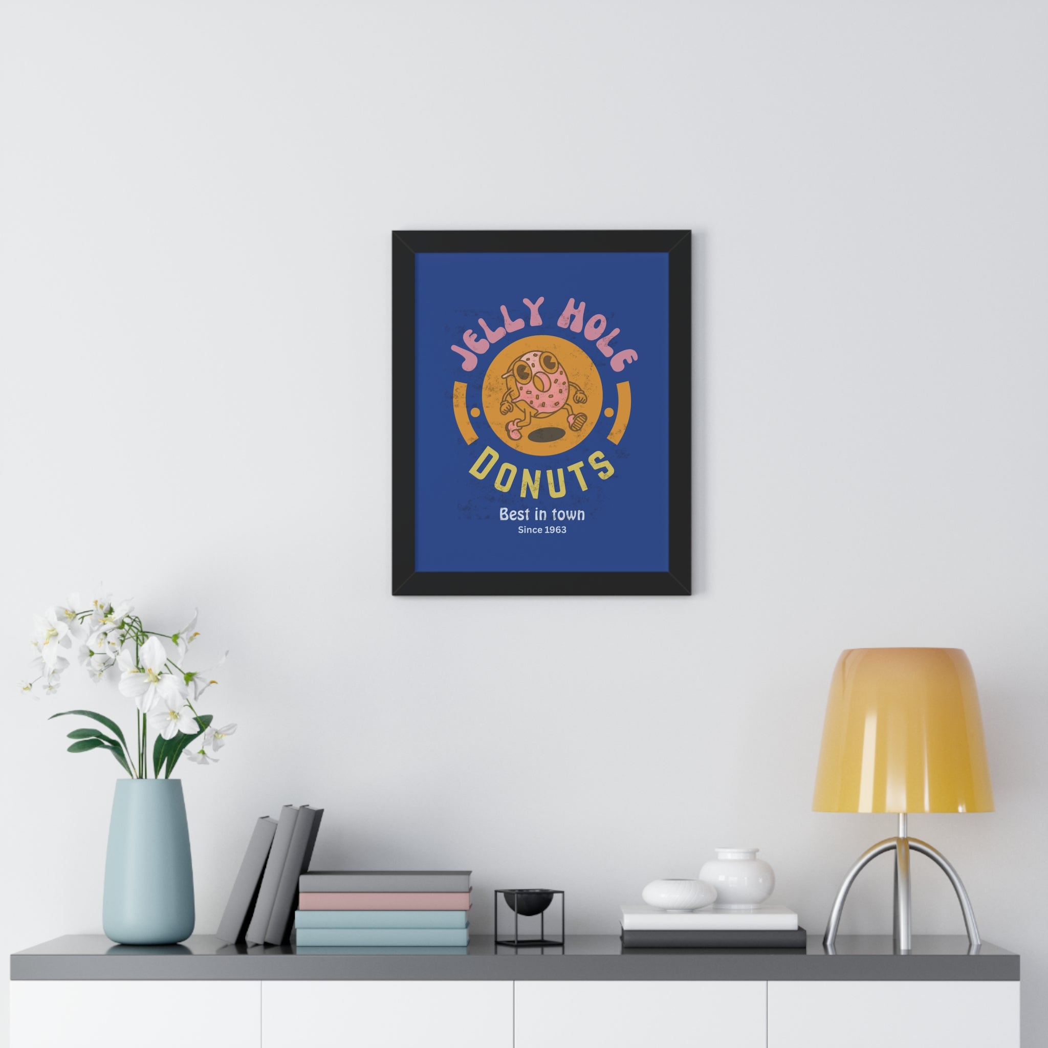 Vertical Poster, Jelly Hole Donuts Kitchen Wall Art - Guilty Kick Apparel