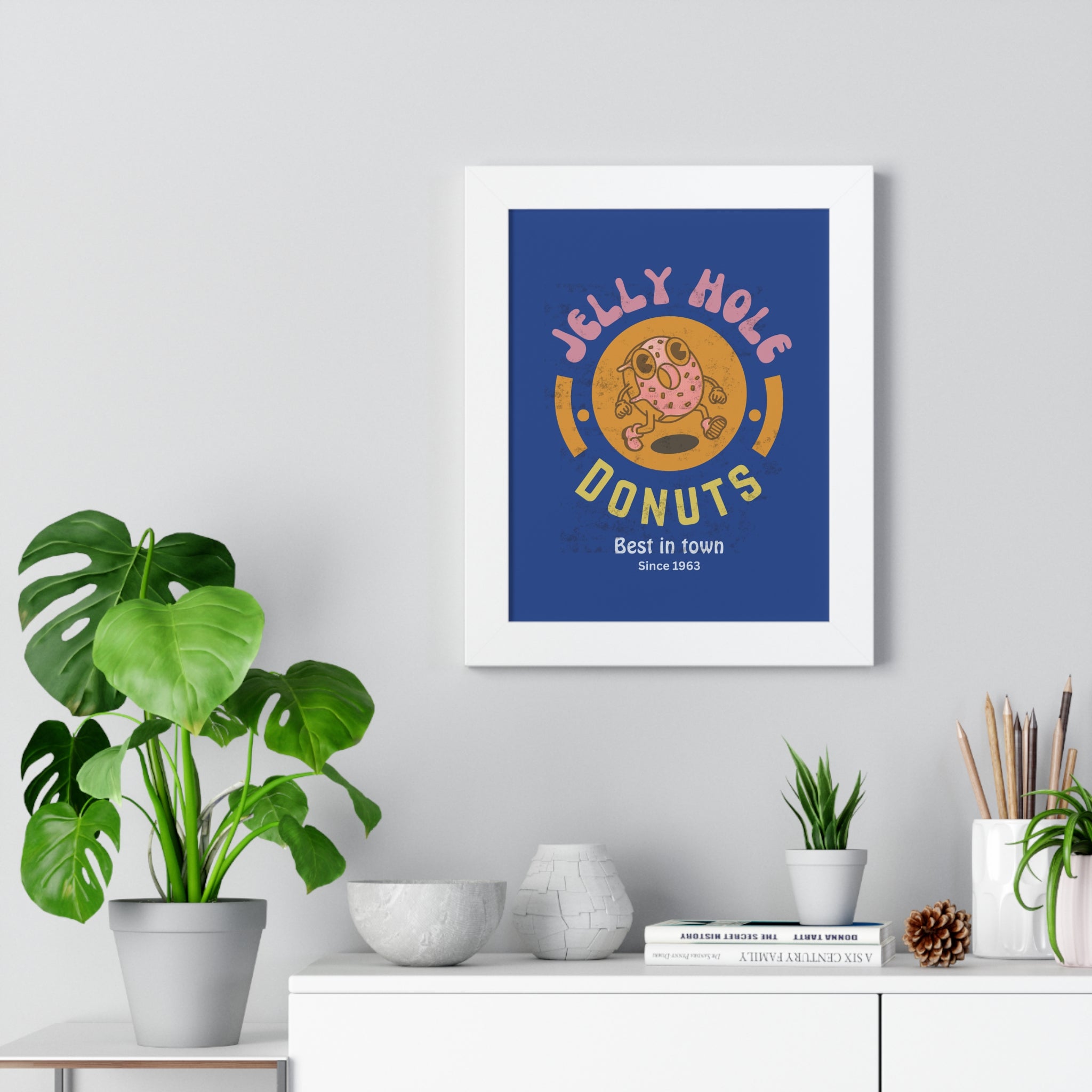 Vertical Poster, Jelly Hole Donuts Kitchen Wall Art - Guilty Kick Apparel