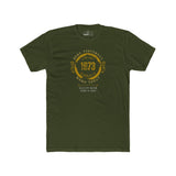 Vintage 1973 "Born Yesterday" Distressed Graphic Tee | Guilty Kick Sunbaked Retro Humor Shirt - Guilty Kick Apparel