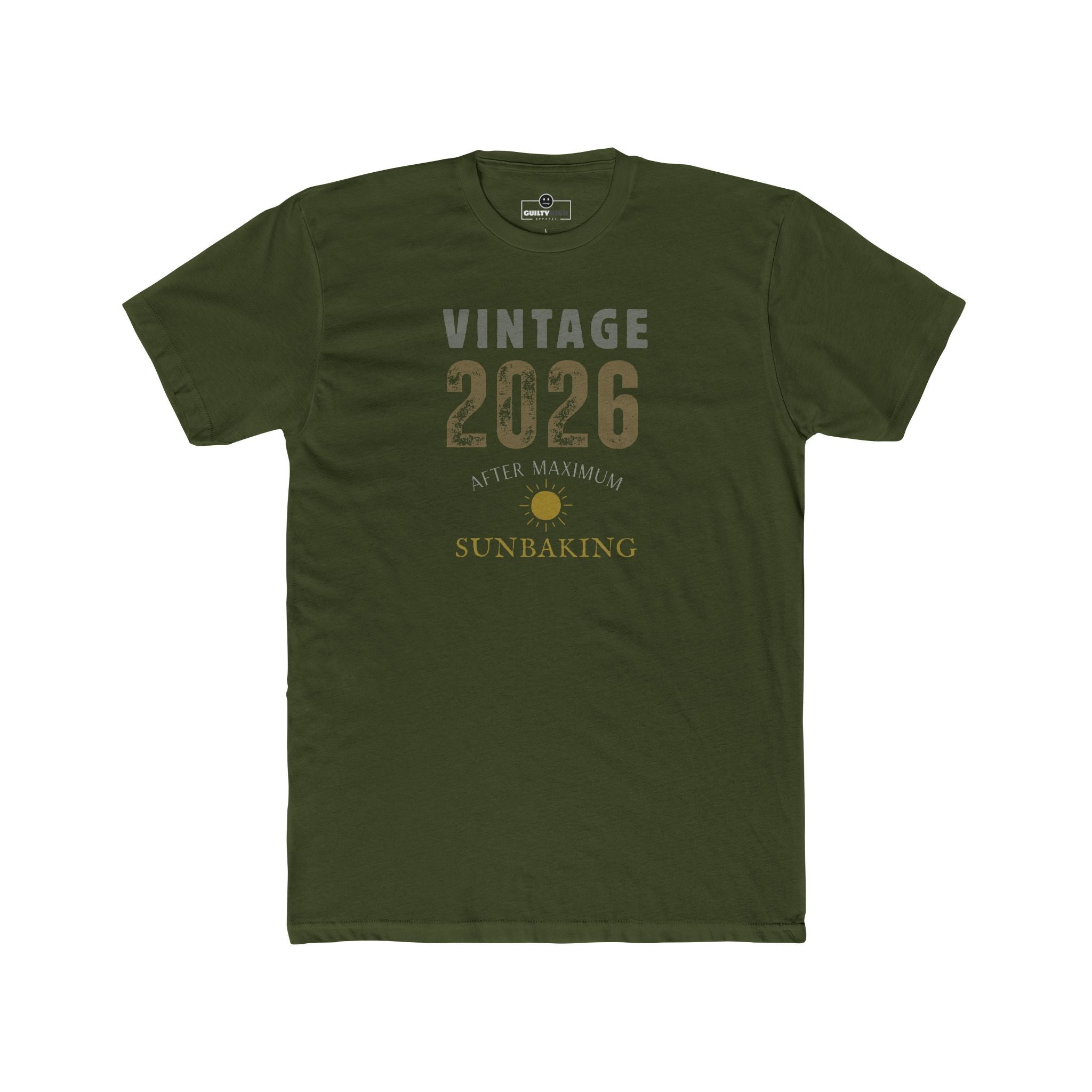 Vintage 2026 Retro Sunbaked T-Shirt Faded Distressed Aesthetic Tee - Guilty Kick Apparel