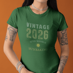 Vintage 2026 Retro Sunbaked T-Shirt Faded Distressed Aesthetic Tee - Guilty Kick Apparel