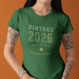 Vintage 2026 Retro Sunbaked T-Shirt Faded Distressed Aesthetic Tee - Guilty Kick Apparel