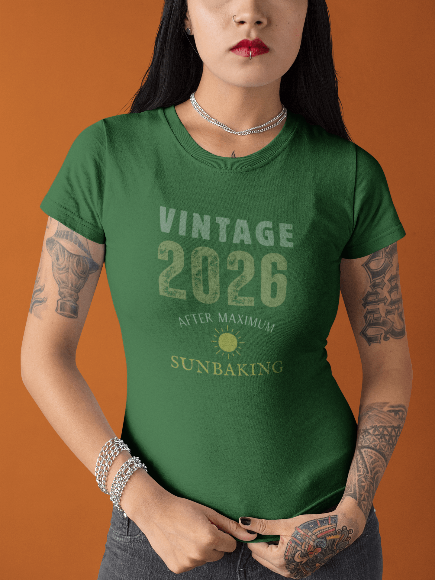 Vintage 2026 Retro Sunbaked T-Shirt Faded Distressed Aesthetic Tee - Guilty Kick Apparel