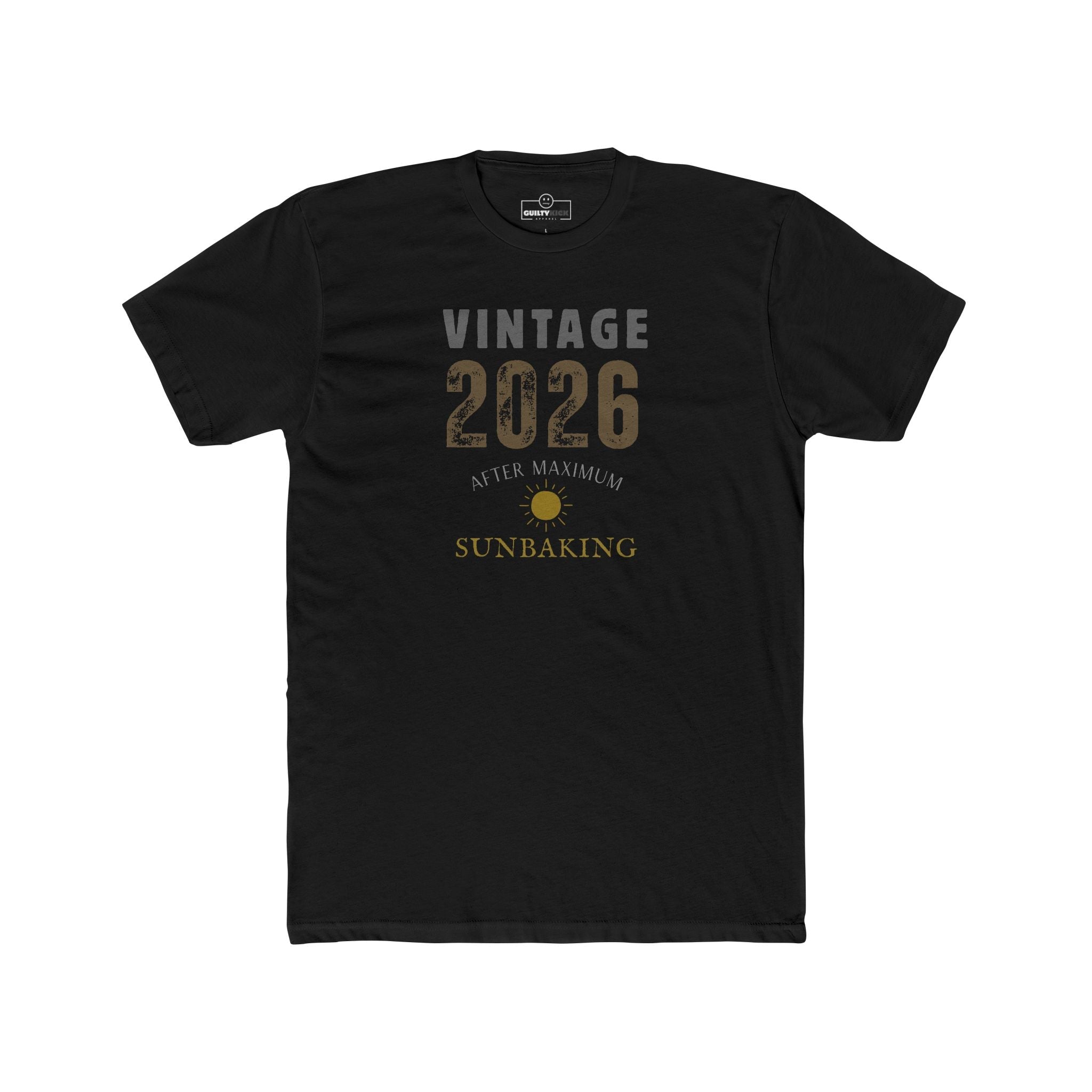 Vintage 2026 Retro Sunbaked T-Shirt Faded Distressed Aesthetic Tee - Guilty Kick Apparel