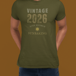 Vintage 2026 Retro Sunbaked T-Shirt Faded Distressed Aesthetic Tee - Guilty Kick Apparel