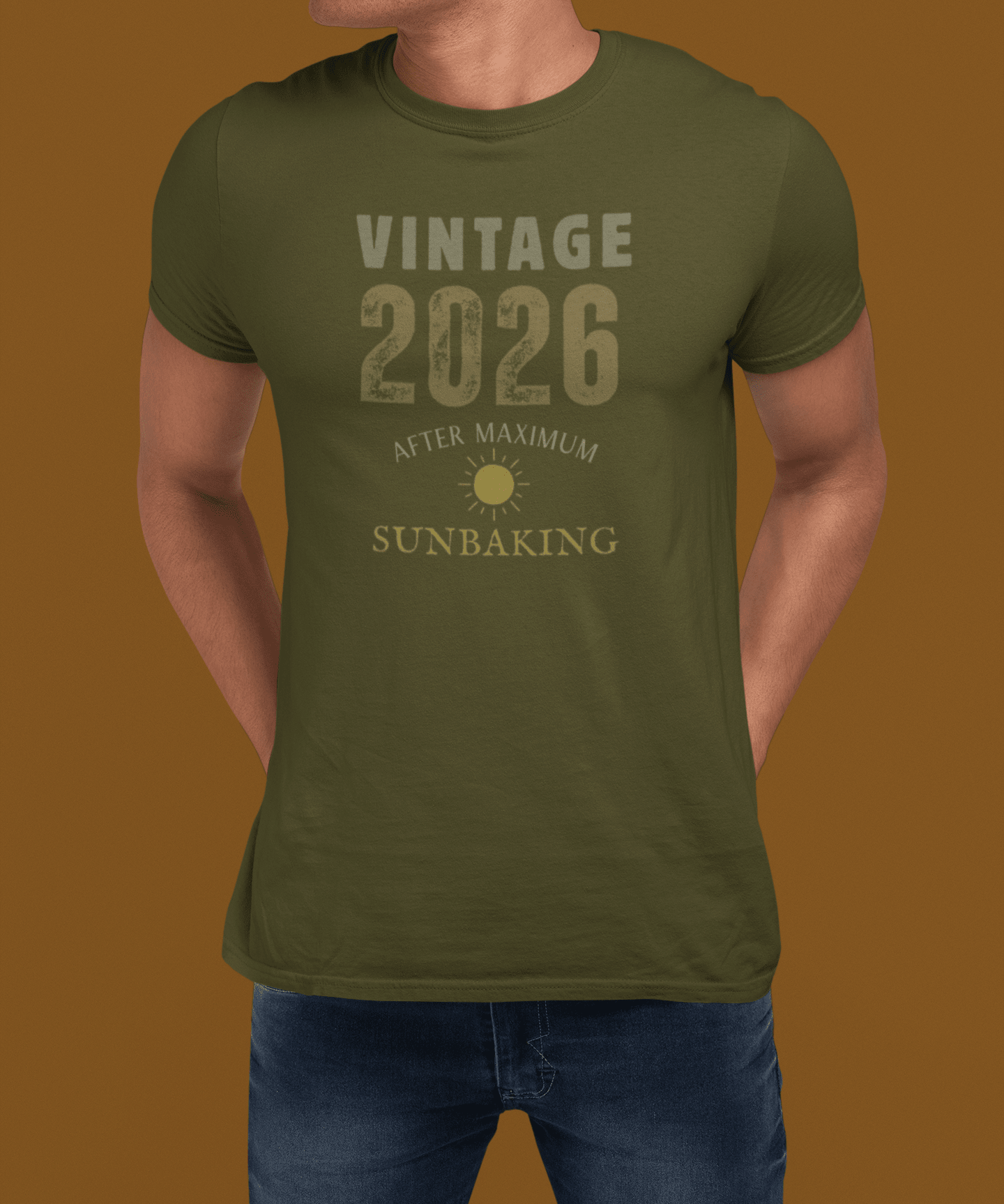 Vintage 2026 Retro Sunbaked T-Shirt Faded Distressed Aesthetic Tee - Guilty Kick Apparel