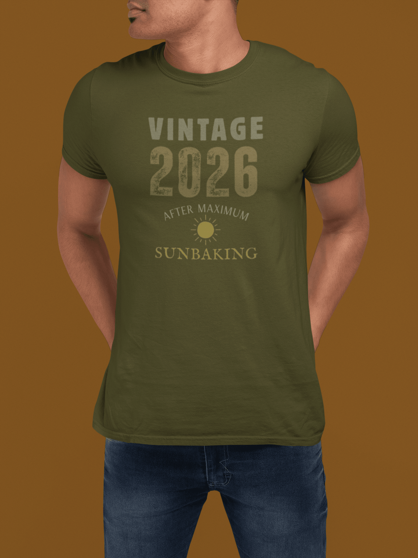 Vintage 2026 Retro Sunbaked T-Shirt Faded Distressed Aesthetic Tee - Guilty Kick Apparel