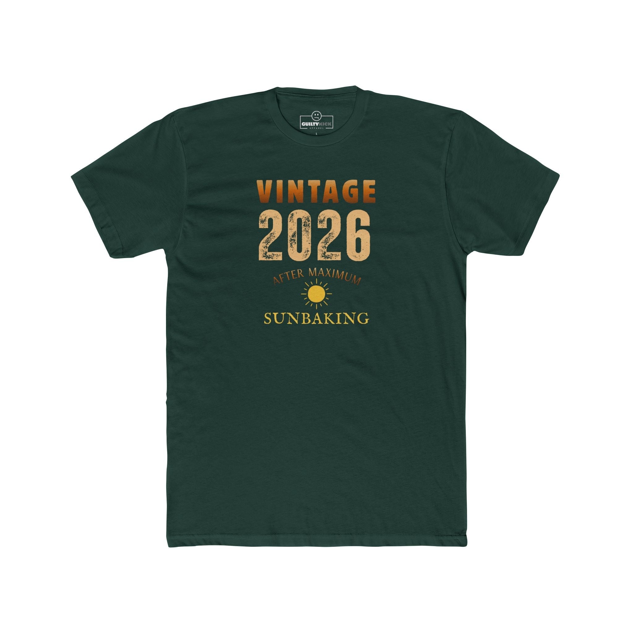 Vintage 2026 Retro Sunbaked T-Shirt Faded Distressed Aesthetic Tee - Guilty Kick Apparel