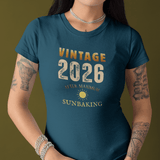 Vintage 2026 Retro Sunbaked T-Shirt Faded Distressed Aesthetic Tee - Guilty Kick Apparel