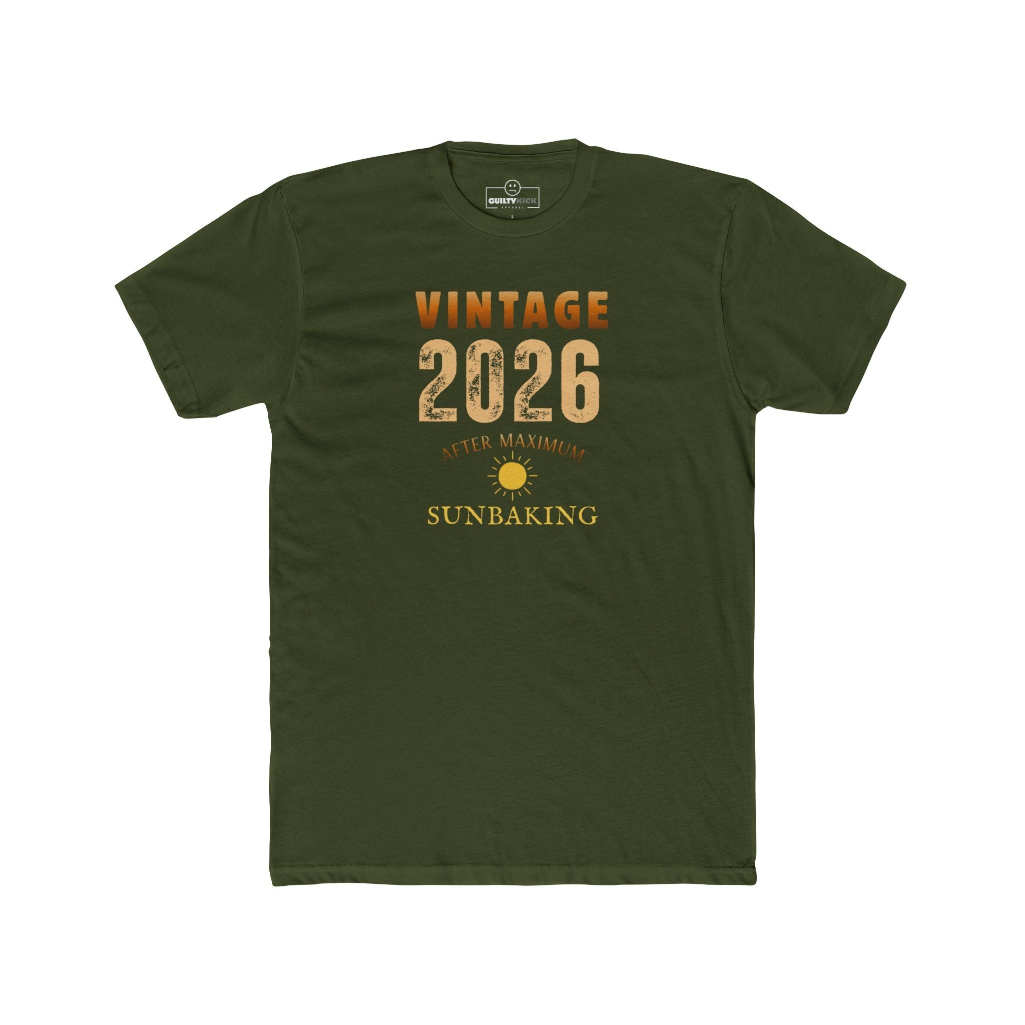 Vintage 2026 Retro Sunbaked T-Shirt Faded Distressed Aesthetic Tee - Guilty Kick Apparel