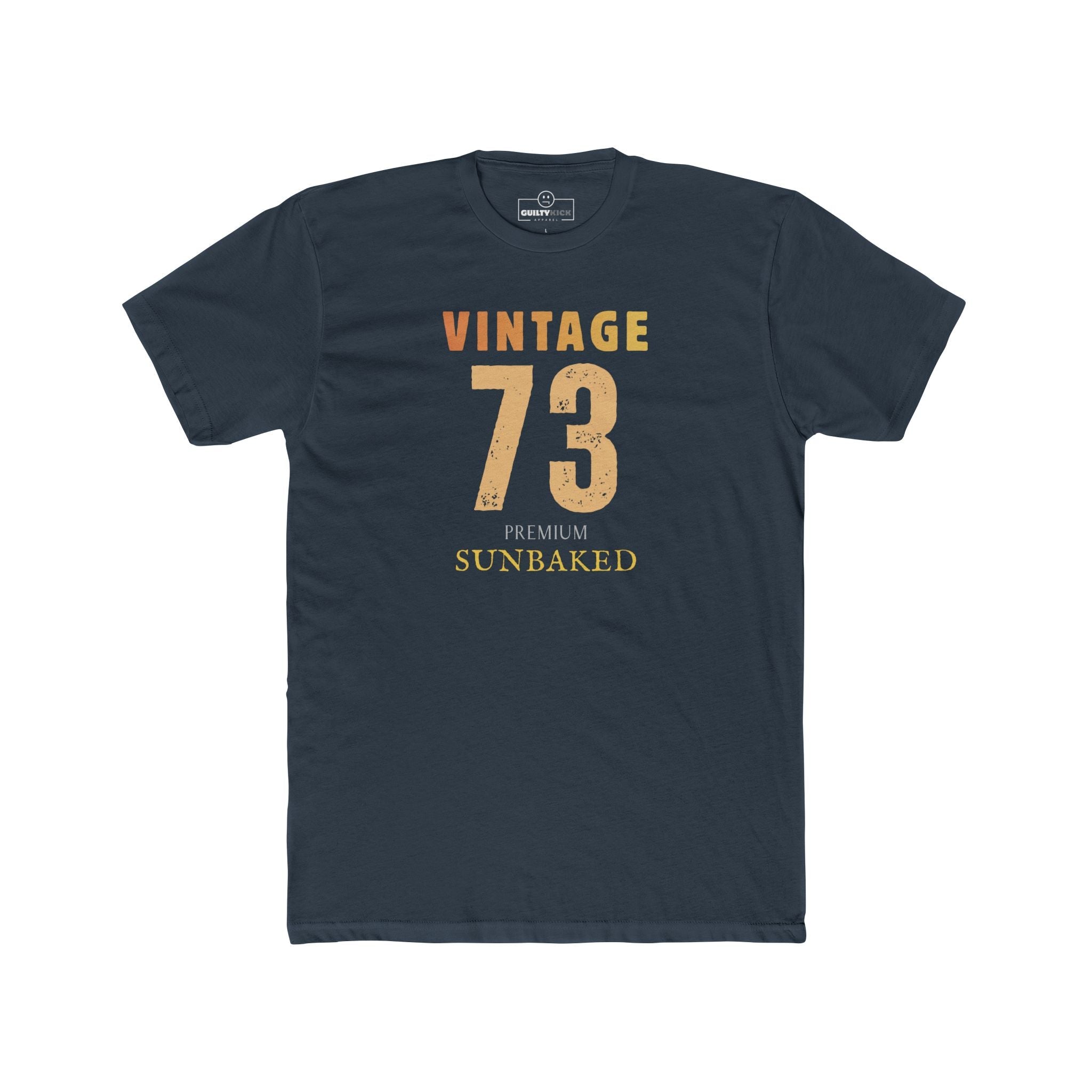 Vintage 73 Retro Sunbaked T-Shirt Faded Distressed Aesthetic Premium Tee - Guilty Kick Apparel