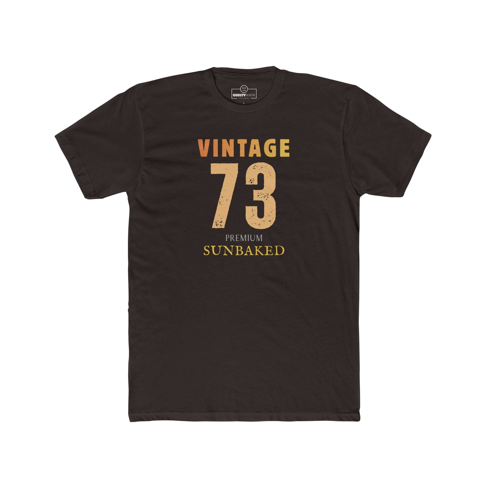 Vintage 73 Retro Sunbaked T-Shirt Faded Distressed Aesthetic Premium Tee - Guilty Kick Apparel