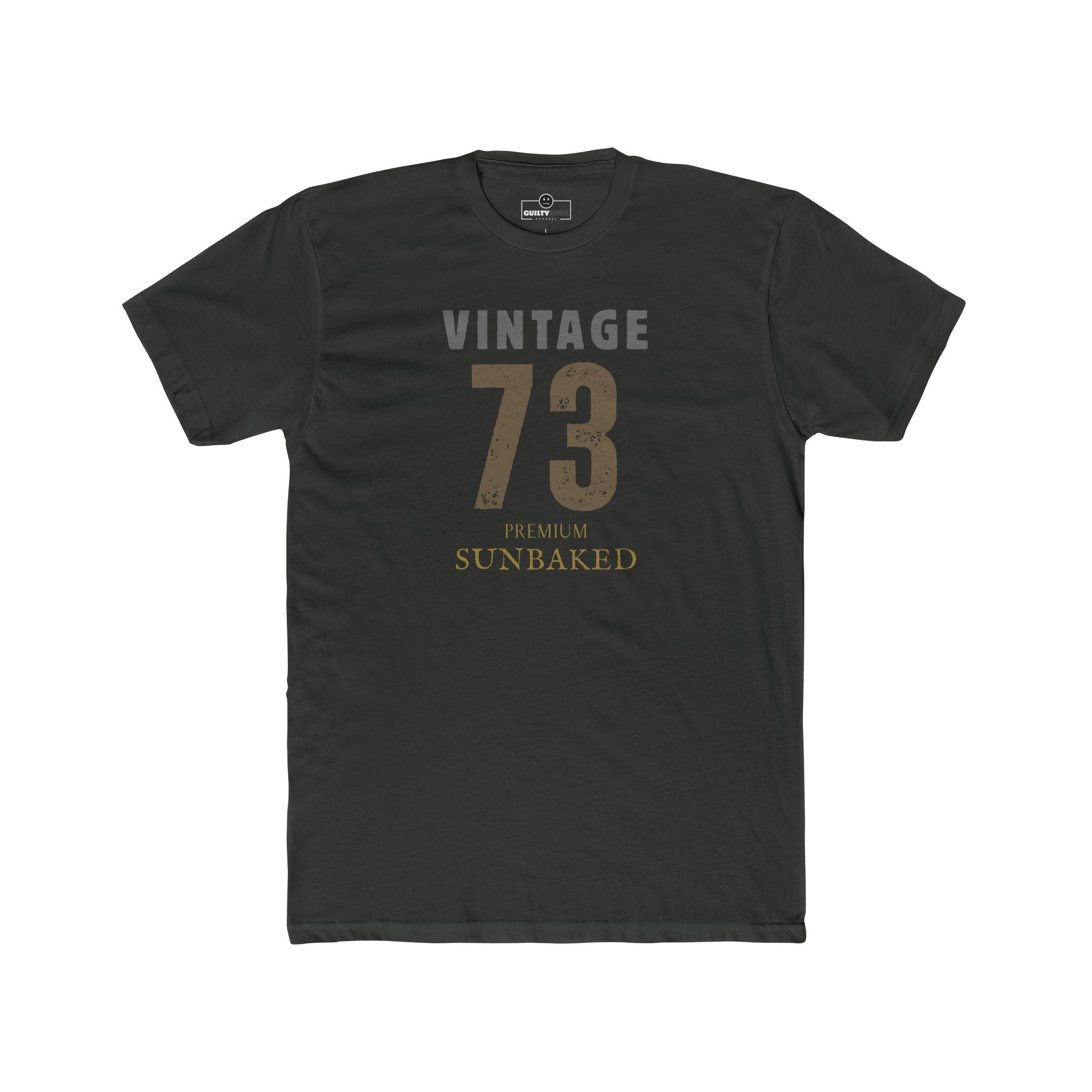 Vintage 73 Retro Sunbaked T-Shirt Faded Distressed Aesthetic Premium Tee - Guilty Kick Apparel
