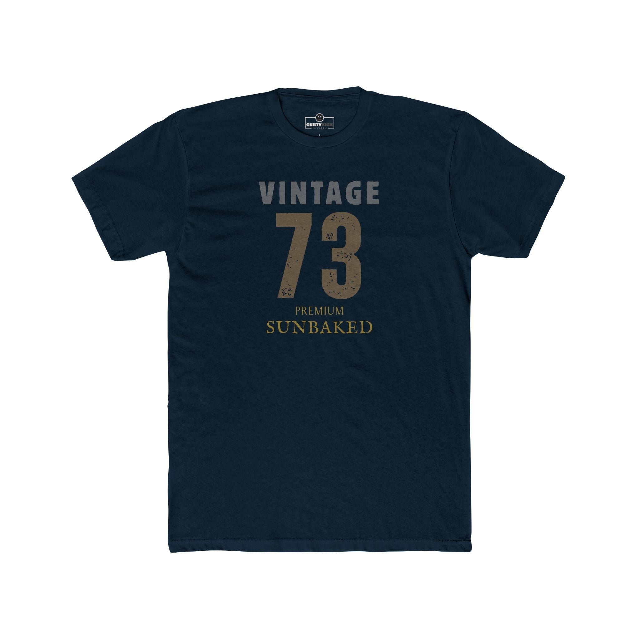 Vintage 73 Retro Sunbaked T-Shirt Faded Distressed Aesthetic Premium Tee - Guilty Kick Apparel