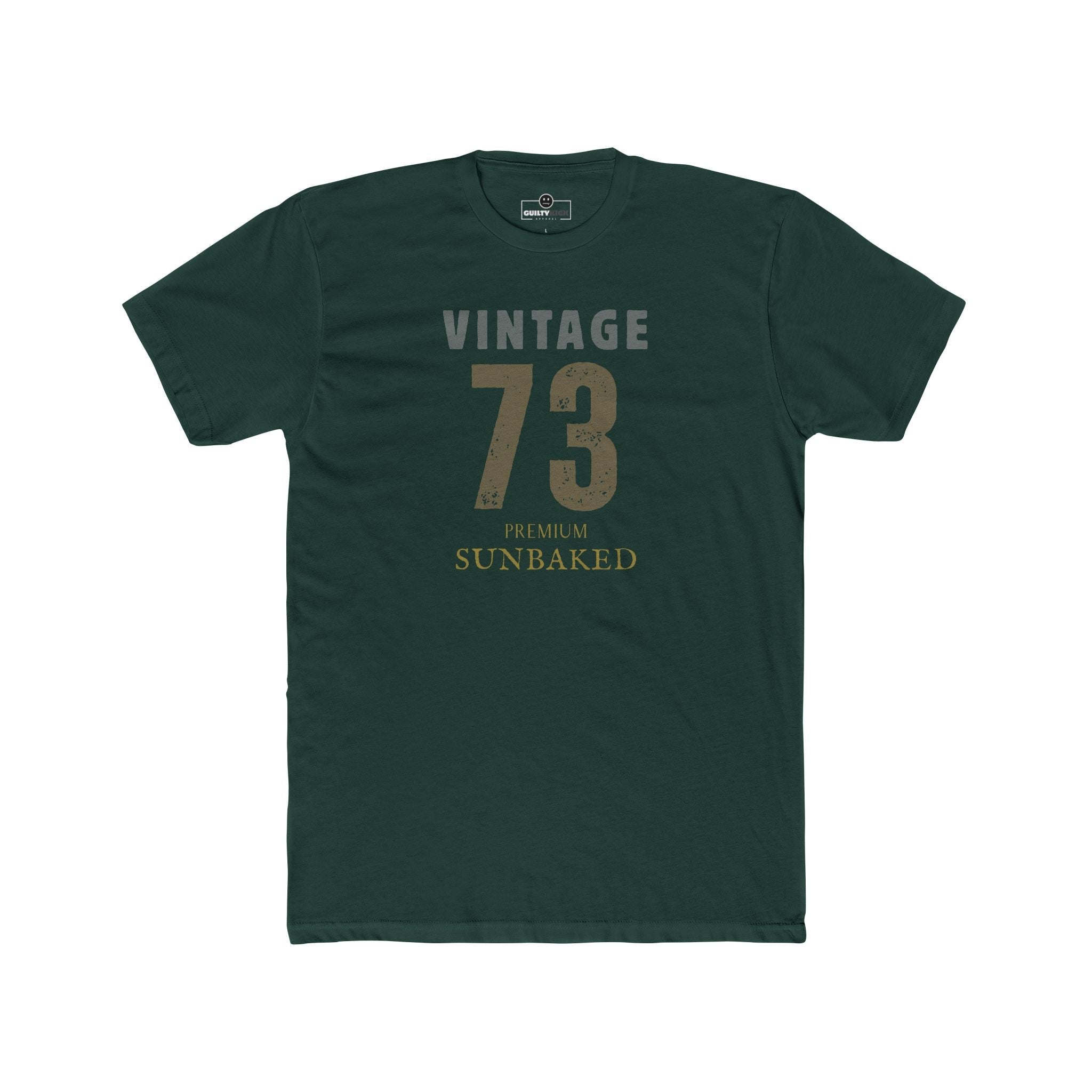 Vintage 73 Retro Sunbaked T-Shirt Faded Distressed Aesthetic Premium Tee - Guilty Kick Apparel