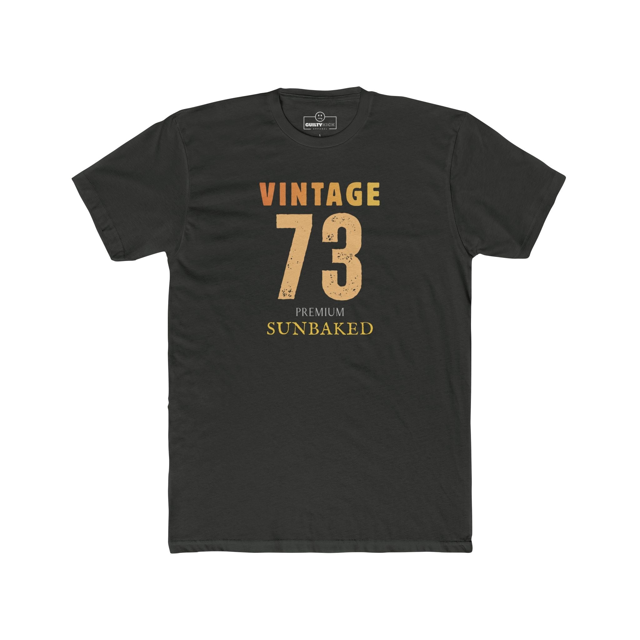 Vintage 73 Retro Sunbaked T-Shirt Faded Distressed Aesthetic Premium Tee - Guilty Kick Apparel