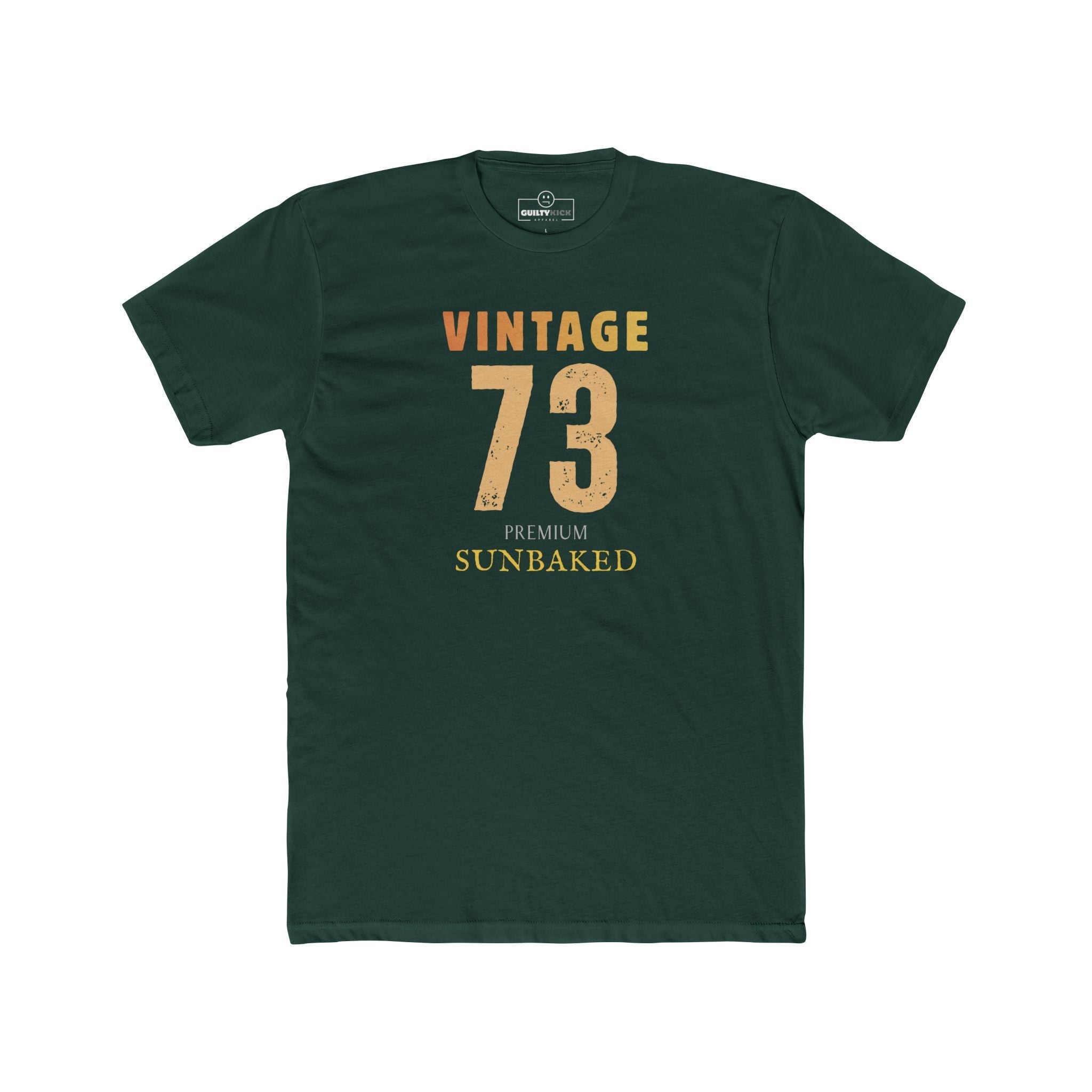 Vintage 73 Retro Sunbaked T-Shirt Faded Distressed Aesthetic Premium Tee - Guilty Kick Apparel