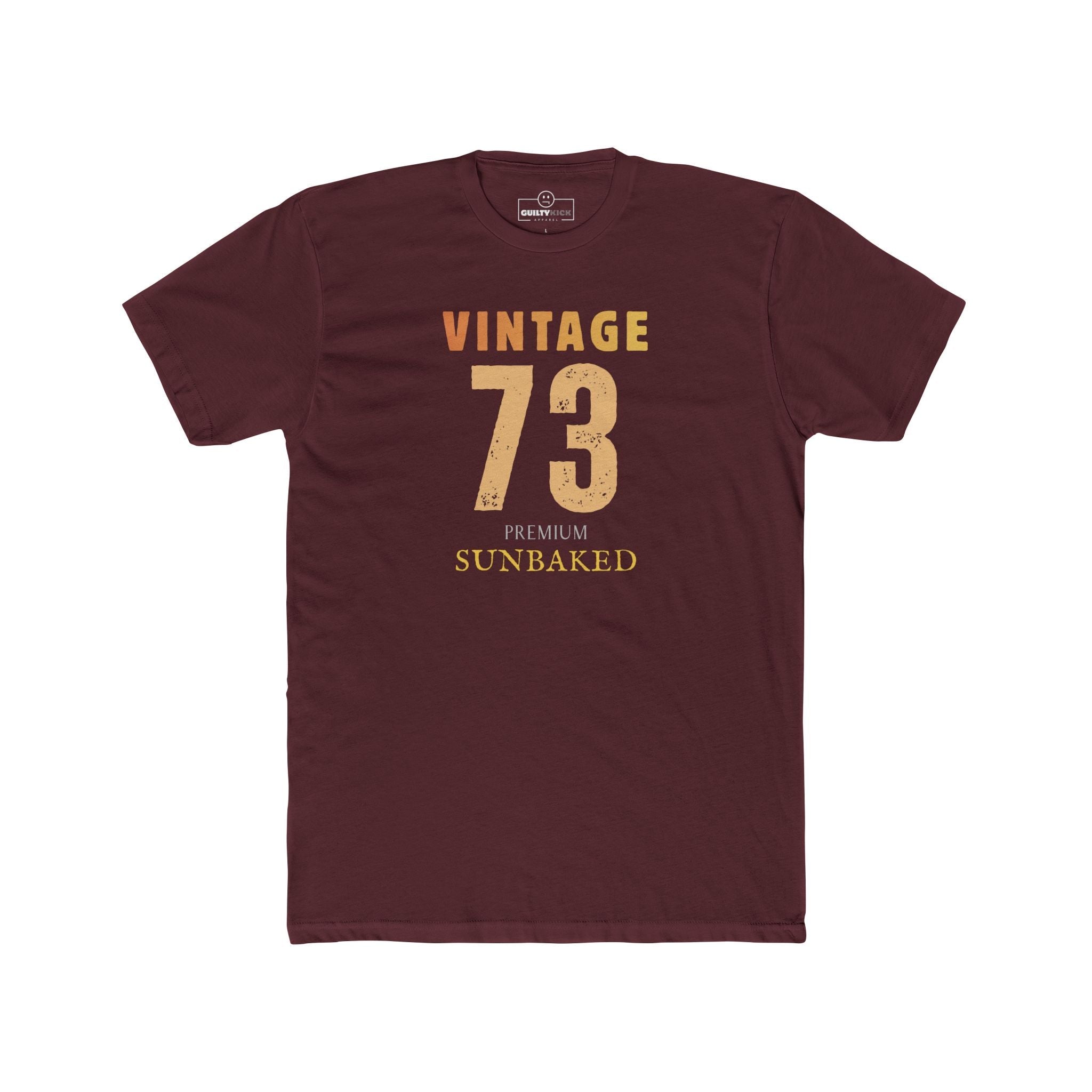 Vintage 73 Retro Sunbaked T-Shirt Faded Distressed Aesthetic Premium Tee - Guilty Kick Apparel