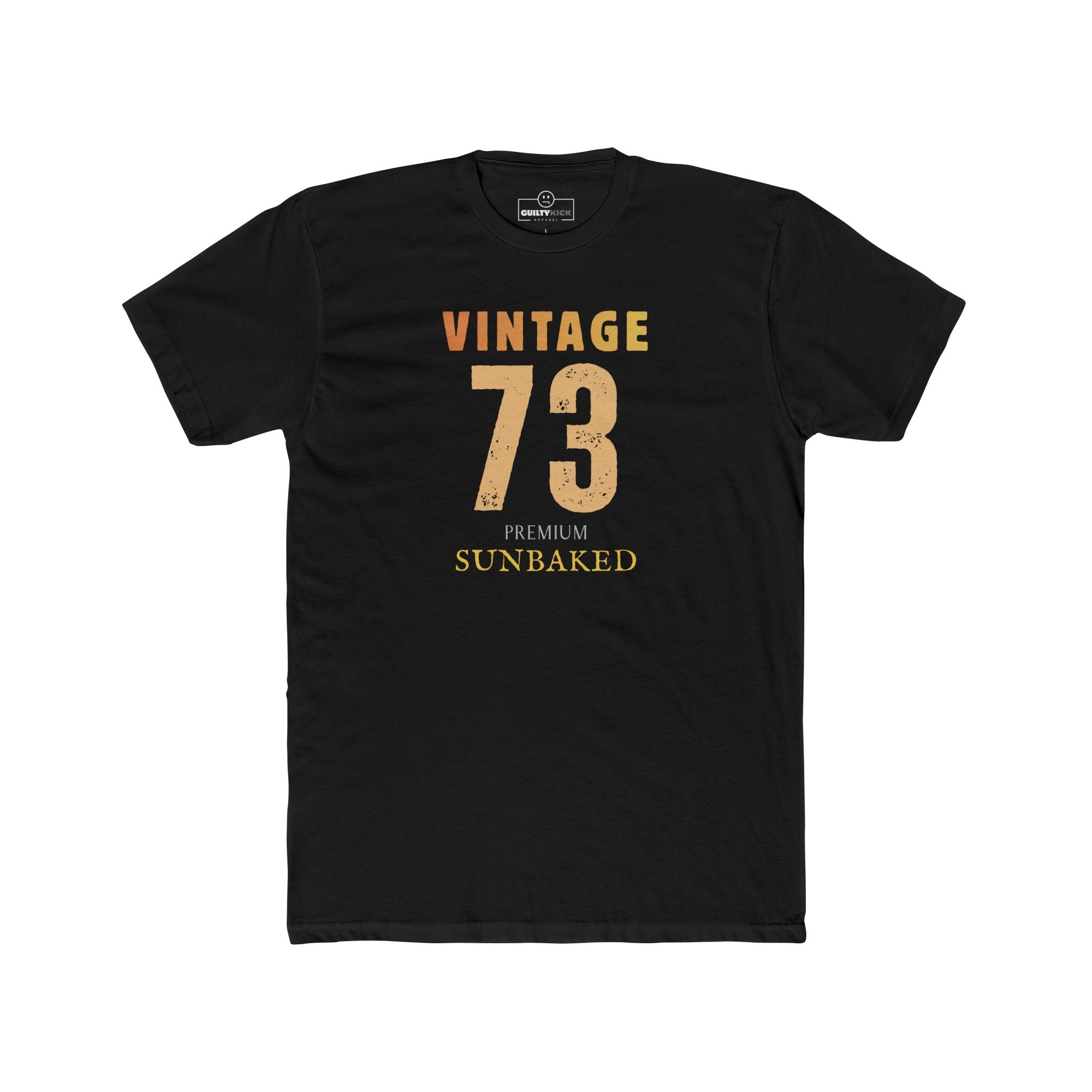 Vintage 73 Retro Sunbaked T-Shirt Faded Distressed Aesthetic Premium Tee - Guilty Kick Apparel