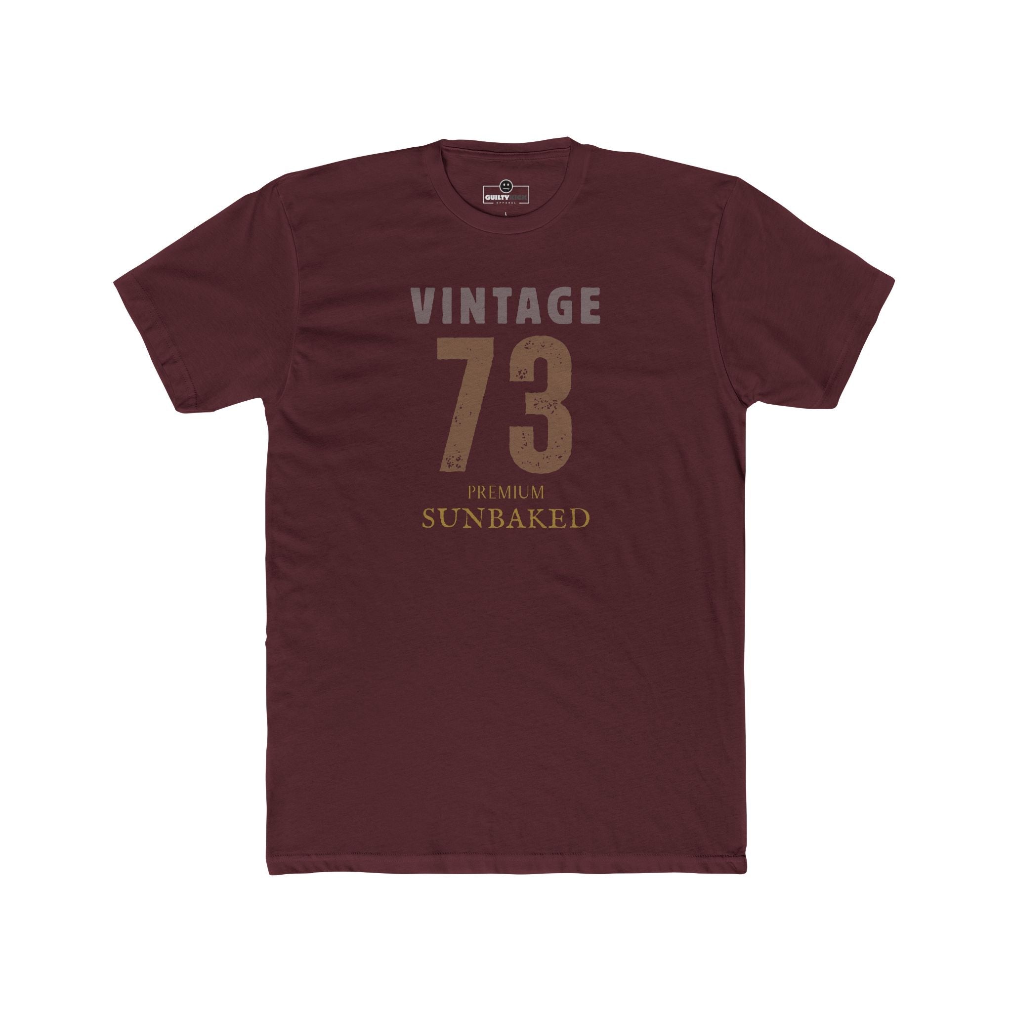 Vintage 73 Retro Sunbaked T-Shirt Faded Distressed Aesthetic Premium Tee - Guilty Kick Apparel