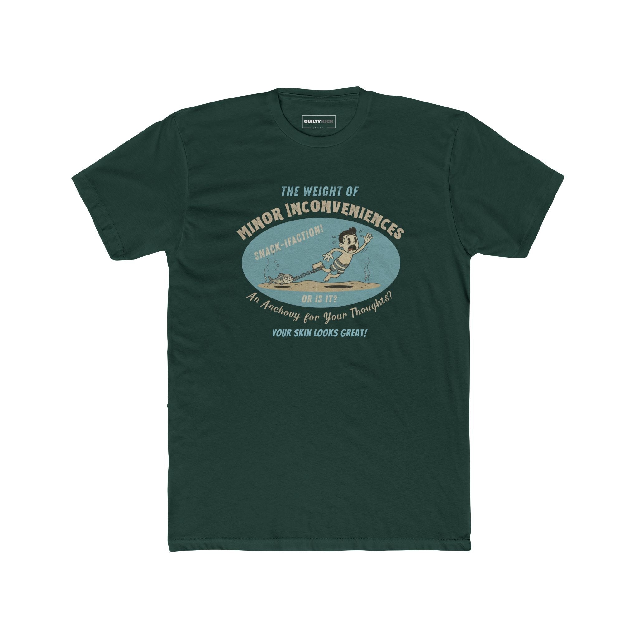 Vintage Absurdist "Weight of Minor Inconveniences" Retro Cartoon T-Shirt - Guilty Kick Apparel