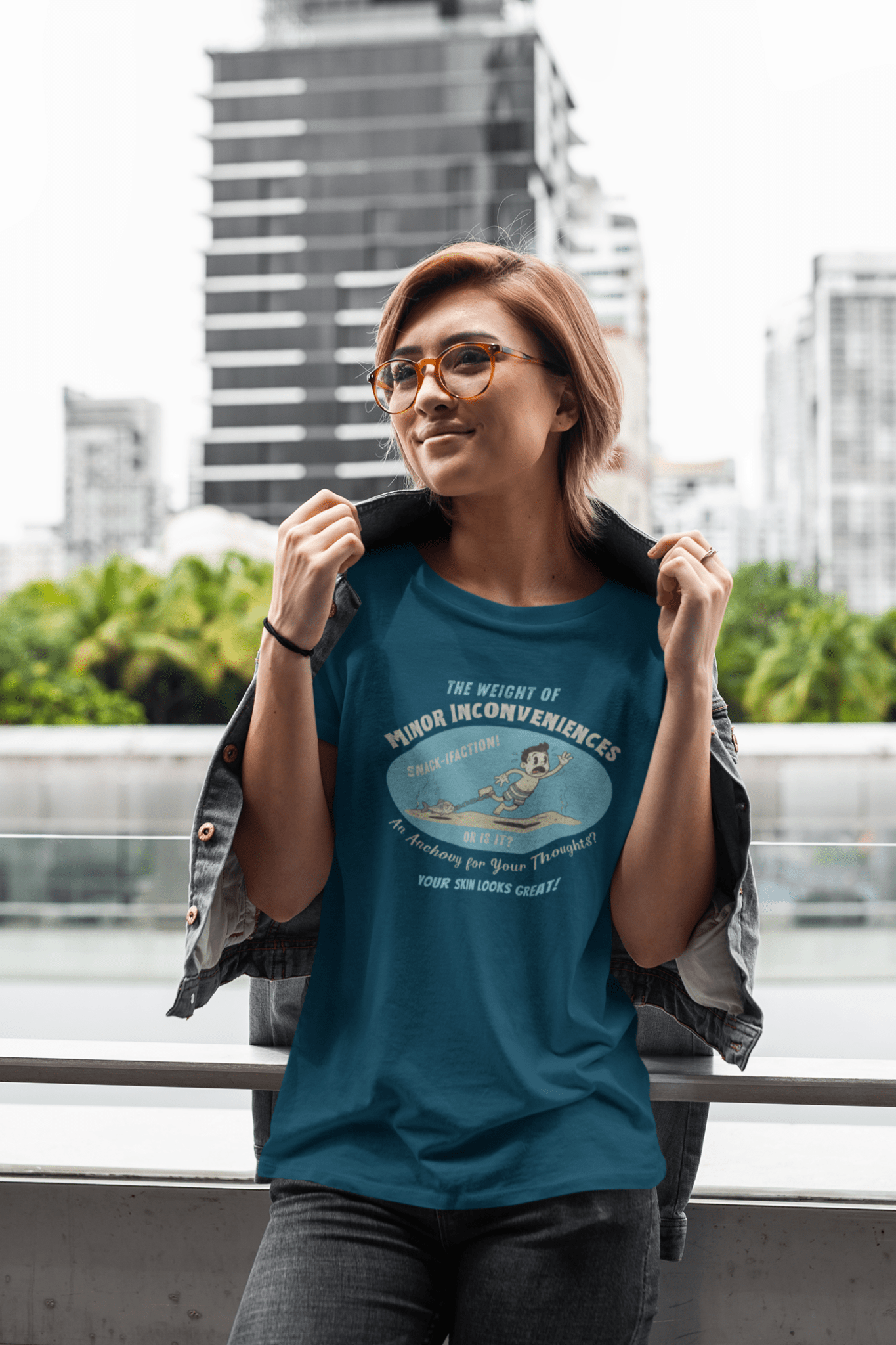 Vintage Absurdist "Weight of Minor Inconveniences" Retro Cartoon T-Shirt - Guilty Kick Apparel