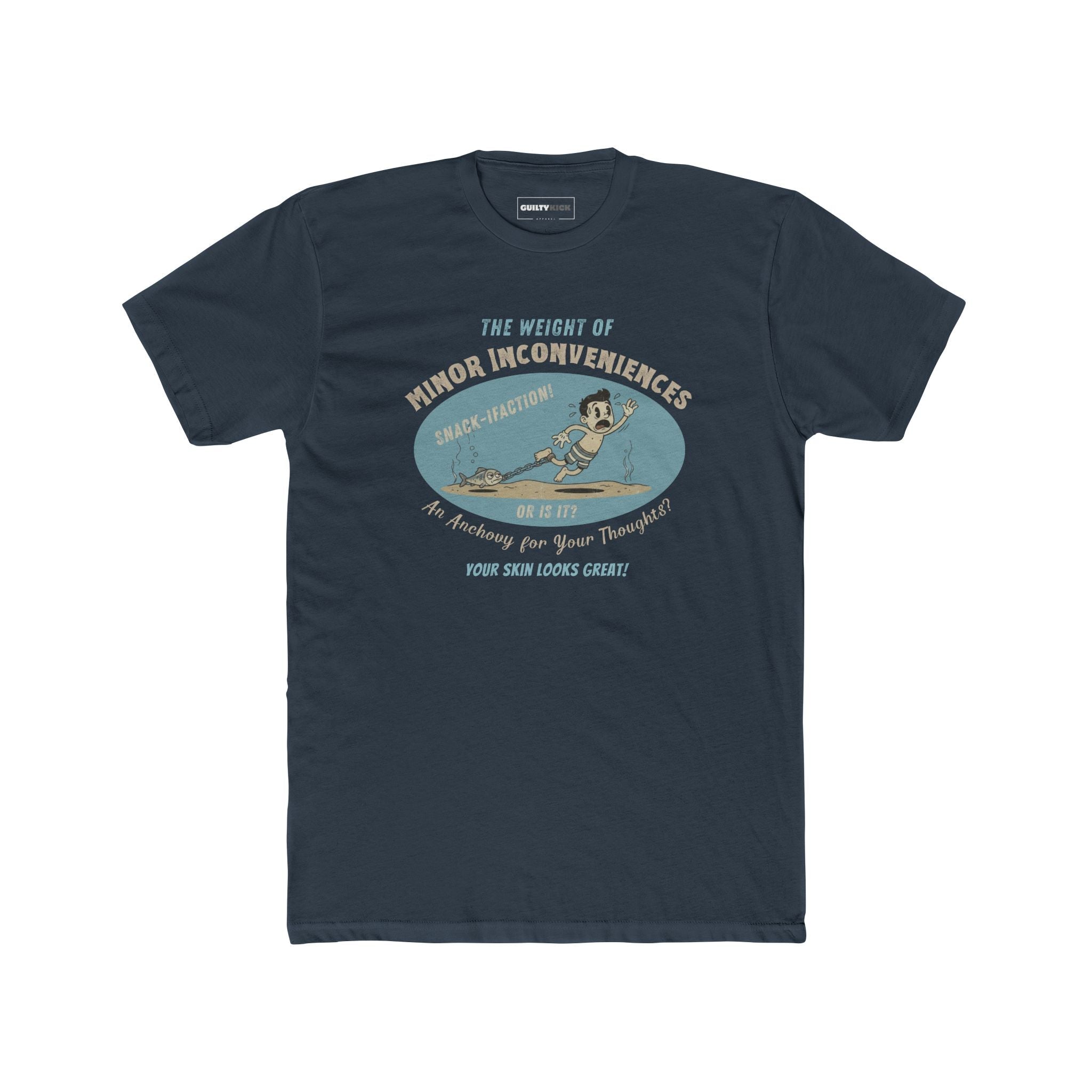 Vintage Absurdist "Weight of Minor Inconveniences" Retro Cartoon T-Shirt - Guilty Kick Apparel
