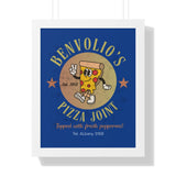 Vintage Benvolio's Pizza Joint Poster, Kitchen Wall Art, 1952 Print - Guilty Kick Apparel