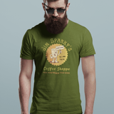 Vintage Coffee Shop Graphic Tee - Guilty Kick Apparel