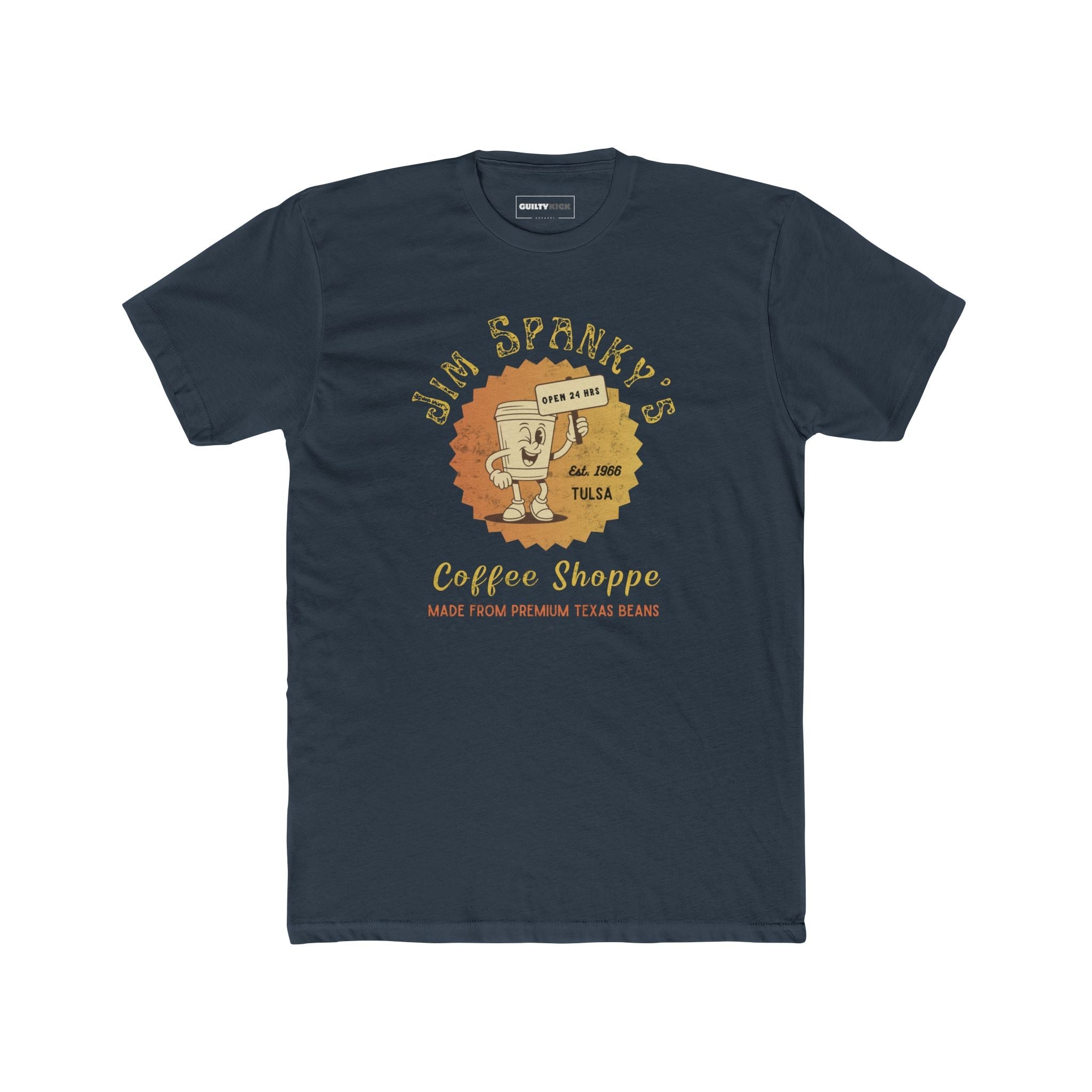 Vintage Coffee Shop Graphic Tee - Guilty Kick Apparel