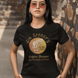 Vintage Coffee Shop Graphic Tee - Guilty Kick Apparel