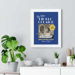 Vintage Dimple Maker Advertisement Framed Poster - Guilty Kick Apparel