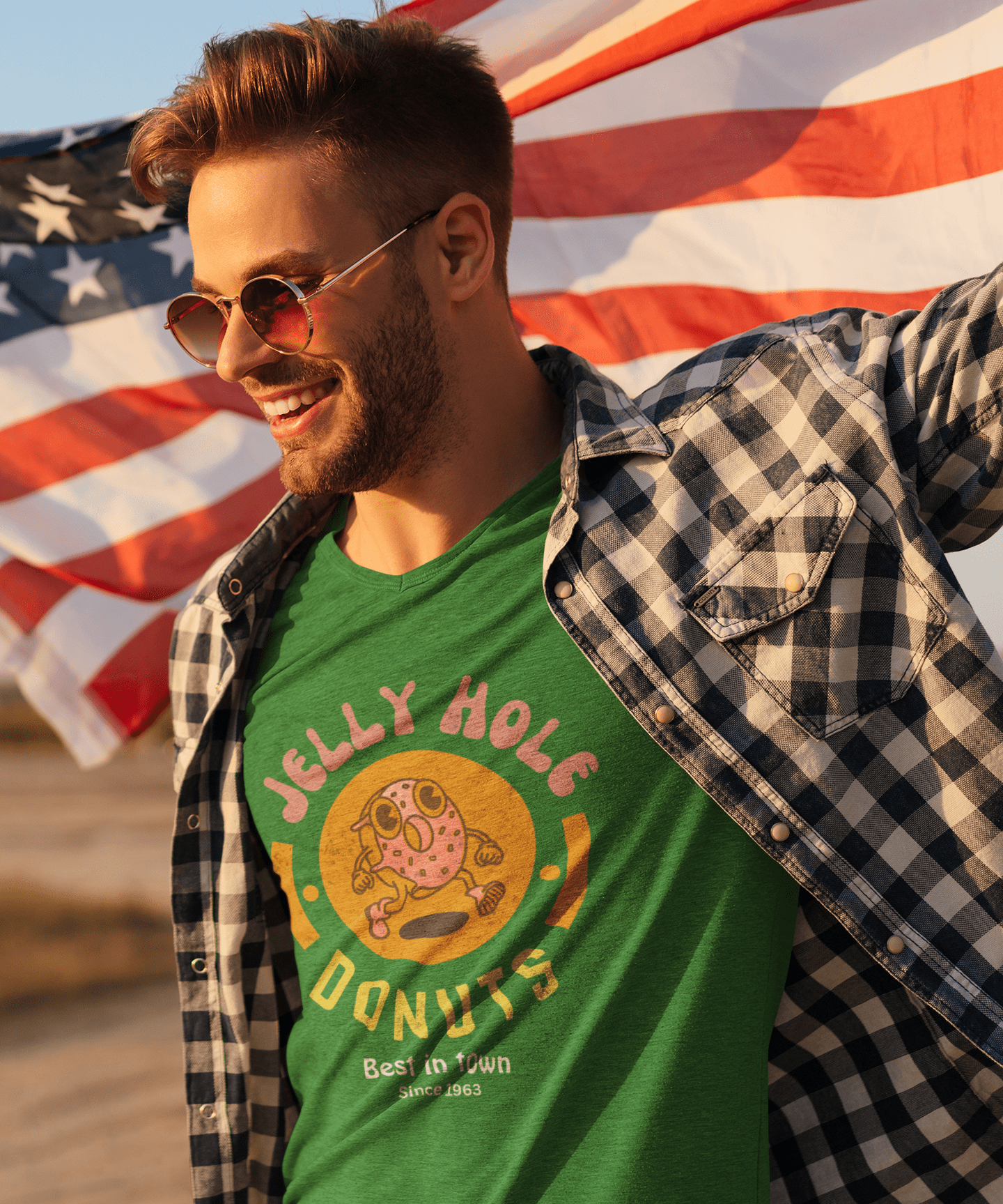 Vintage Donut Shop Unisex Tee - Guilty Kick Apparel