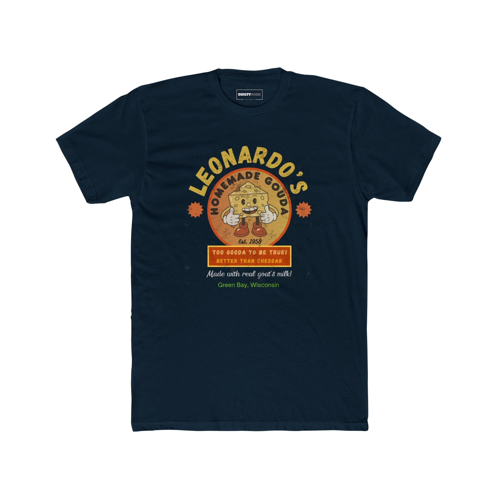 Vintage Homemade Gouda Cheese Company Graphic Tee - Guilty Kick Apparel